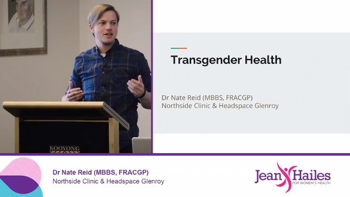 Jean Hailes – Transgender Health with Dr Nate Reid