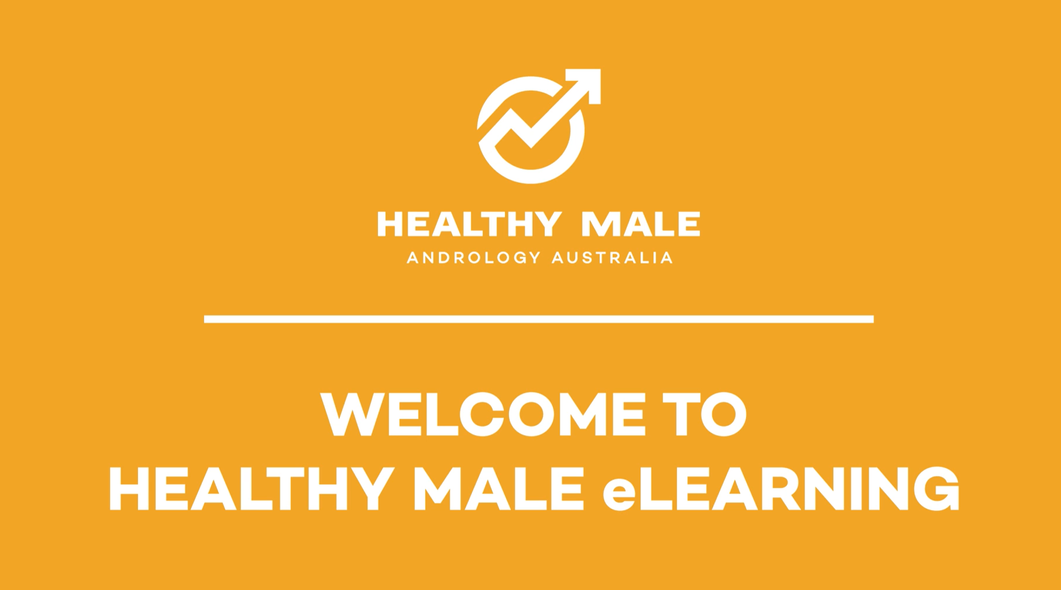 Healthy Male’s eLearning portal