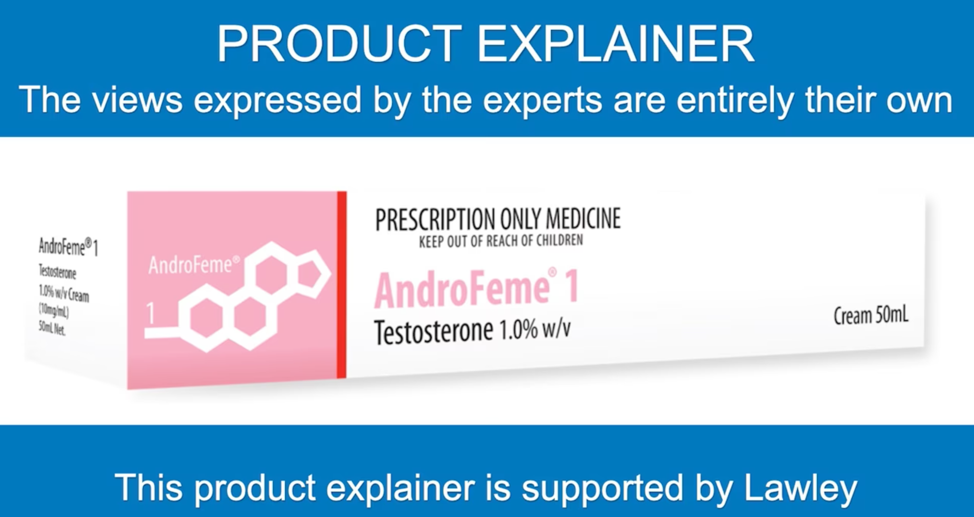 HealthEd AndroFeme 1 Product Explainer with Prof Susan Davis
