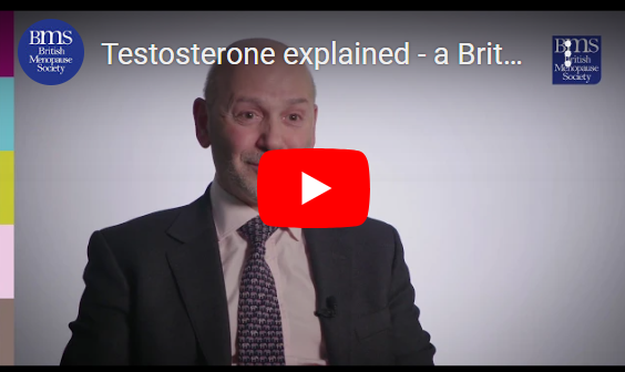 Testosterone explained – a British Menopause Society video thumbnail