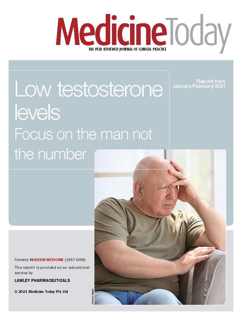 Low testosterone levels: focus on the man not the number