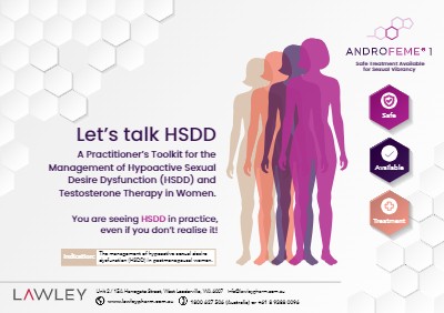 A Practitioners Toolkit for the Management of HSDD & Testosterone Therapy in Women