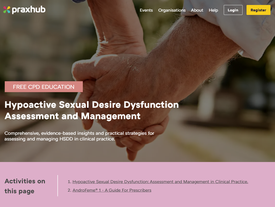 Free CPD Education: Diagnose & Manage HSDD with AndroFeme® 1 thumbnail