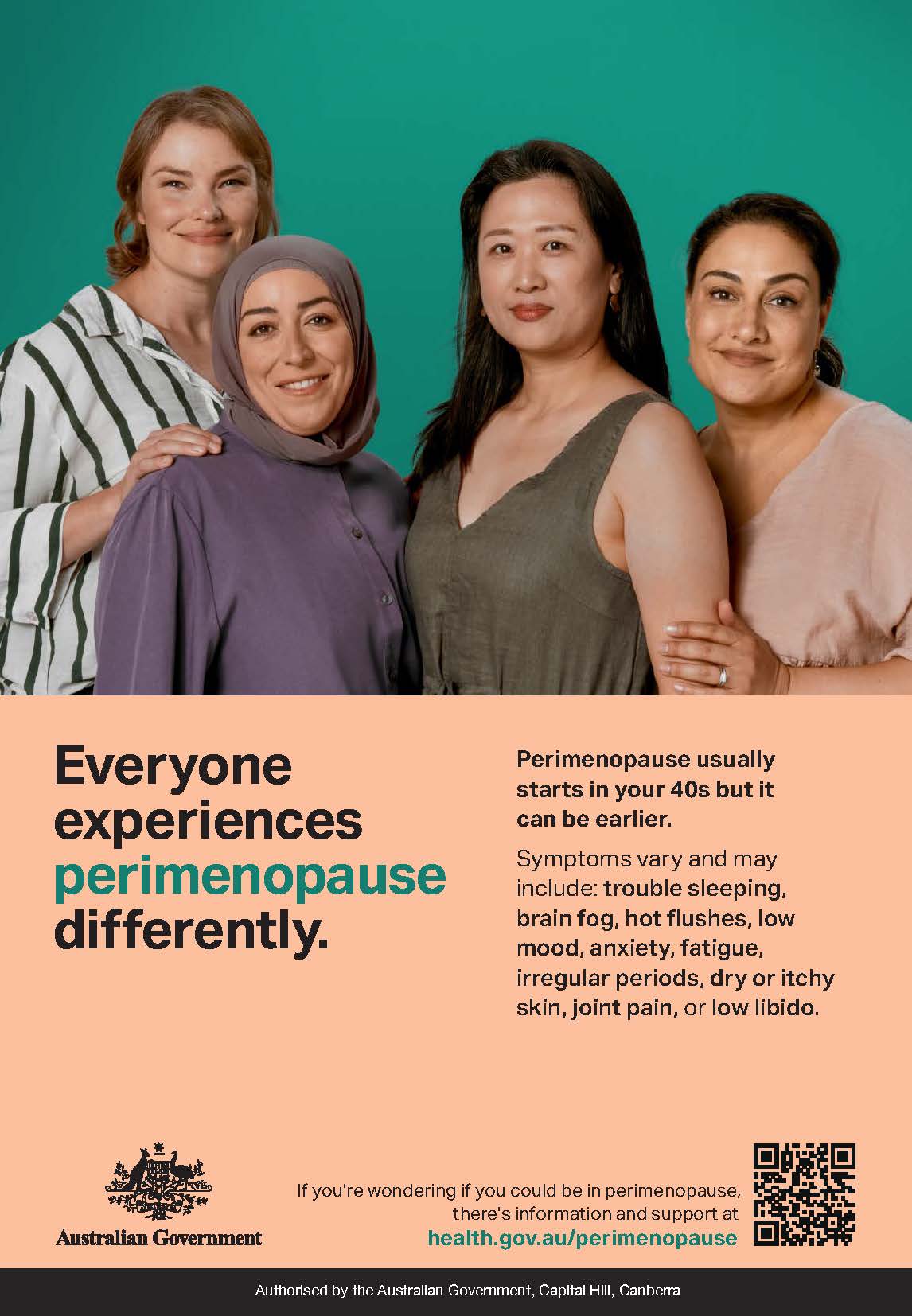 Everyone experiences perimenopause and menopause differently